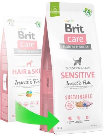 Karma Brit Care Sustainable Sensitive Insect Fish 12kg - Ceny i opinie ...