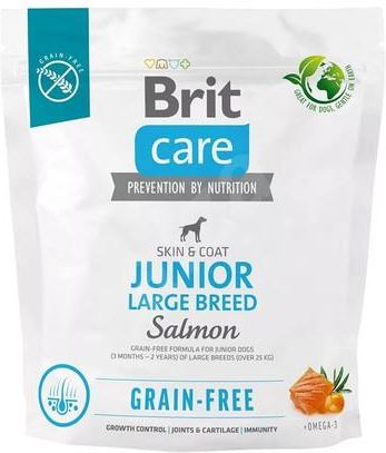 Karma Brit Care Grain Free Junior Large Breed Salmon 1kg Ceny i