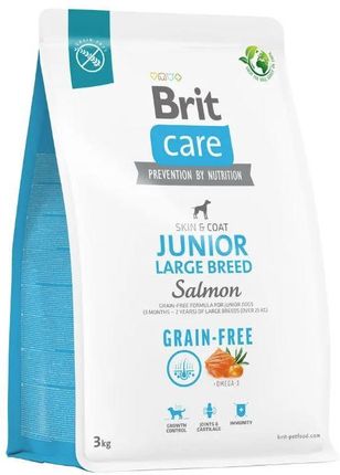 Brit Care Grain Free Junior Large Breed Salmon 3kg