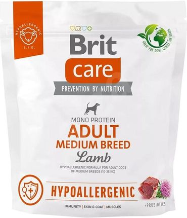 Brit Care Hypoallergenic Adult Medium Breed 1kg