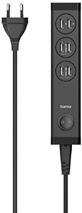 Hama Wielokrotna ładowarka USB 6Gn USB-A do tabletów i smartfonów 34W (223201)