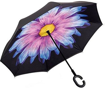 CZAS SPRZEDAŻY Odwrotny Parasol Odwracalny Wiatroszczelna Z Otwarciem Strzelanie Przeciwnie Deszcz