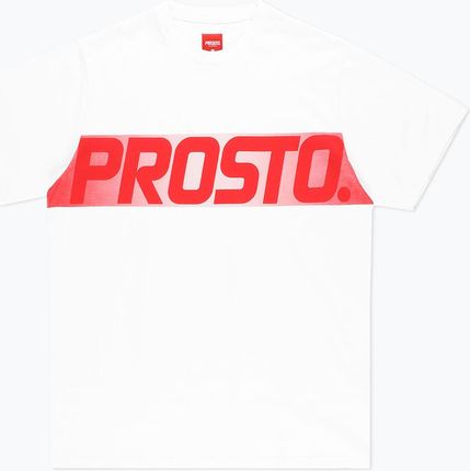 Prosto T-Shirt Męski Visio Biały Kl222Mtee1181