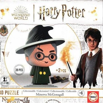 Educa Puzzle 3D Harry Potter Minerva Mcgonagall 39El.