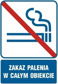 Tds Piktogram zakaz Palenia W Całym Obiekcie