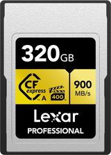 Zdjęcie Karta pamięci Lexar CFexpress Pro Gold R900/W800 (VPG400) 320GB (Type A) - Nowy Staw