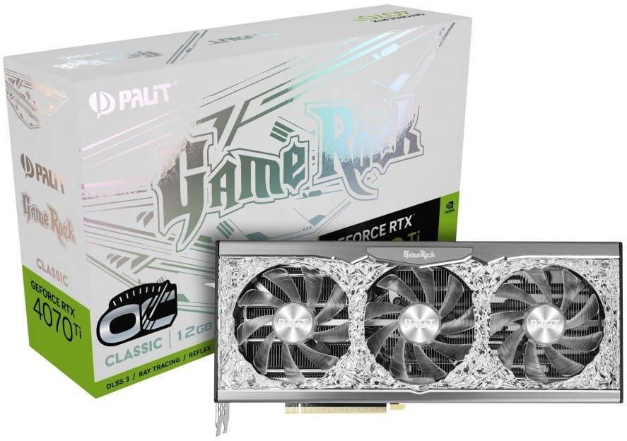 グラフィックボード・グラボ・ビデオカード PALIT GeForce RTX 4070 Ti 12GB GameRock Palit GeForce RTX 4070 Ti GameRock 12GB GDDR6X