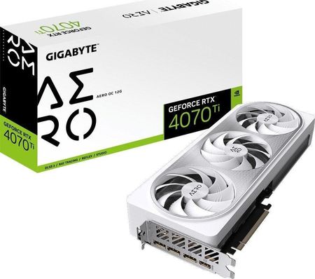 Gigabyte GeForce RTX 4070 Ti AERO OC 12GB GDDR6X (GVN407TAEROOC12GD)