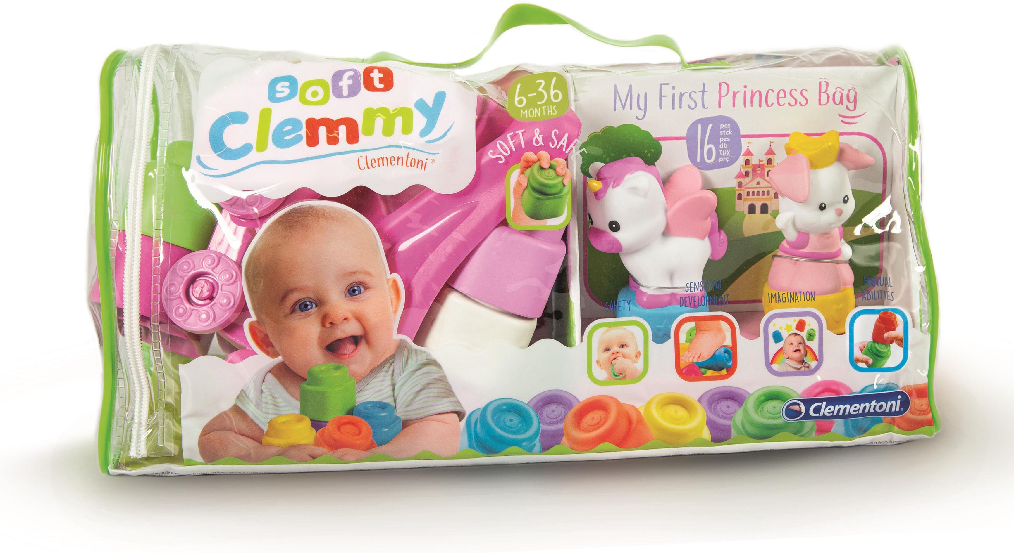 Clementoni Klocki Miękkie Clemmy Księżniczki 16 Elementów 17234 - ceny ...