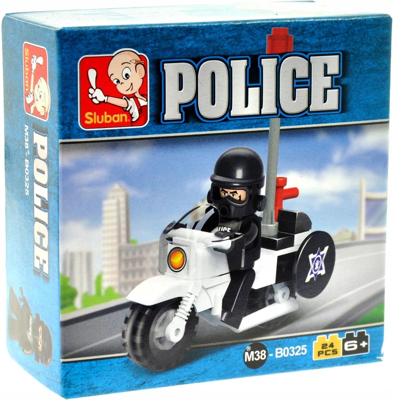 Dromader Klocki Motor Policyjny Z Ludzikiem Kompatybilne ceny i