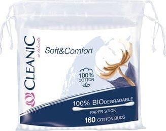 Cleanic Patyczki Higieniczne Soft&Comfort 160 Szt.