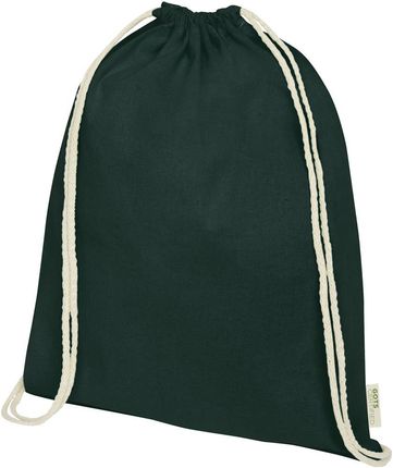 Upominkarnia Orissa plecak ściągany sznurkiem z bawełny organicznej z certyfikatem GOTS o gramaturze 100 g/m²