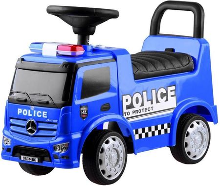 Jokomisiada Jeździk Mercedes Policja Autko Pchacz Za3690 Niebieski
