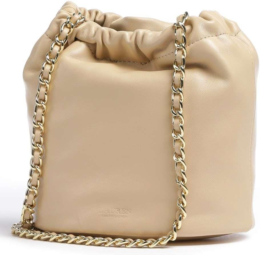 Lauren Ralph Lauren Emmy 19 Bucket Bag, Beige