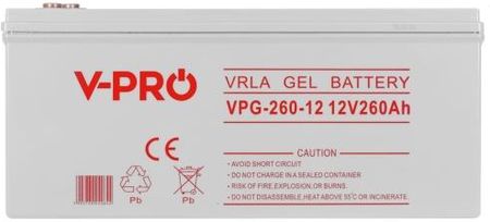Akumulator żelowy Volt GEL VPRO Premium 12V 260Ah