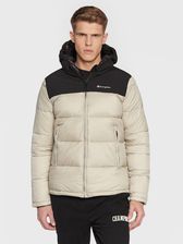Champion Kurtka puchowa Script Logo 218080 Beżowy Regular Fit - zdjęcie 1