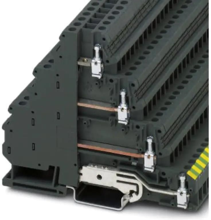 Phoenix Contact Złączka Szynowa 3-Piętrowa 4mm2 25A 400V Pe/L/L Ciemno ...