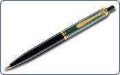 Długopis Pelikan Souveran Czarno-zielony K400