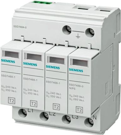 Siemens Ogranicznik Przepięć C Typ 2 4P 20Ka 350V Układ 3+1 Tn-S 5Sd7464-0