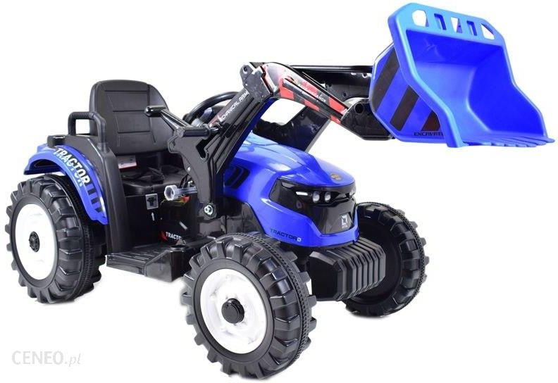 Super-Toys Olbrzymi Traktor Na Akumulator Z Przyczepą 12 V 240W  Pilot/Js-3158B-12V Niebieski - Ceny i opinie 