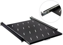 Zdjęcie Neku Półka Wysuwana Do Szafy Rack 19 Cali 1U 550mm Czarna 221115 - Drobin