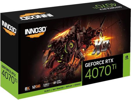 Inno3D GeForce RTX 4070 Ti X3 12GB GDDR6X (N407T3126X186148N