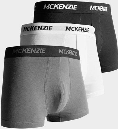 MCKENZIE WYATT 3 PACK OF BOXER SHORTS  CZARNY MCKAA12214