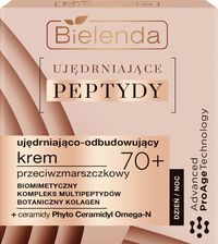 Zdjęcie Krem Bielenda Ujędrniające Peptydy 70+ Ujędniająco-Odbudowujący Przeciwzmarszczkowy na dzień i noc 50ml - Czyżew