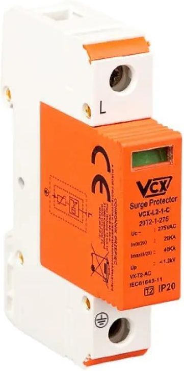 Vcx Ogranicznik Przepięć C 1P Typ 2 20 50Ka 1 2Kv C1P Opinie i ceny