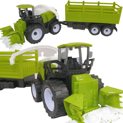 Trifox Marka Niezdefiniowana Mega Traktor Z Przyczepą Kombajn Maszyna Rolnicza