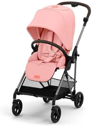 Cybex Melio New Spacerowy Rama Taupe Hibiscus Red