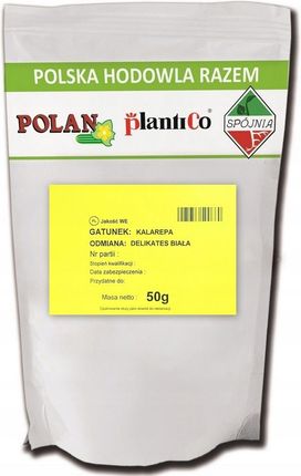Kalarepa Delikates Biała 50G Odm. Średniowczesna
