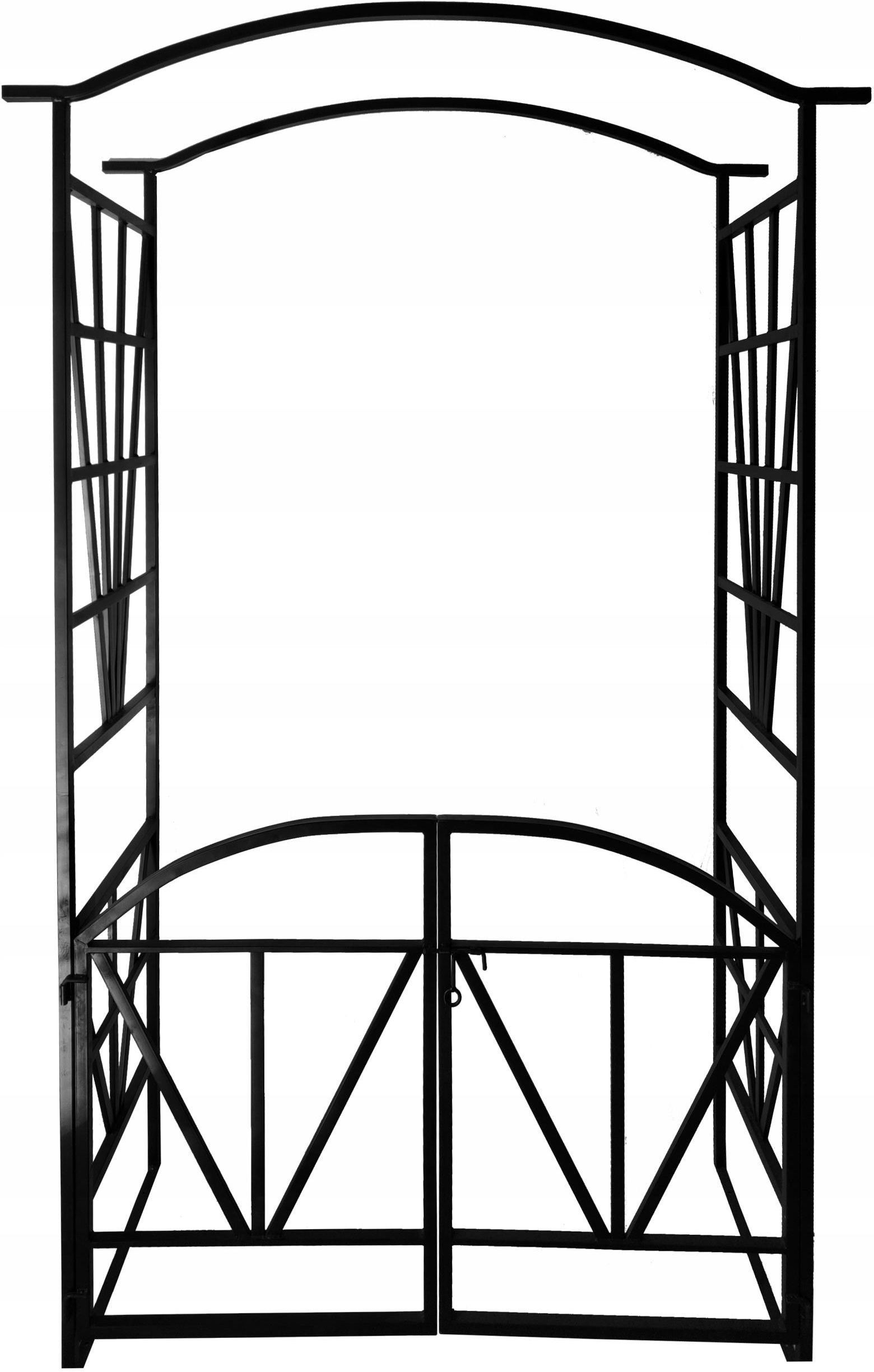 Ozdoba do ogrodu Pergola Metalowa Gardenline Łuk 208cm PergN0259