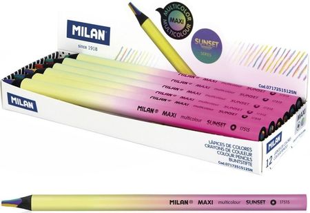 Milan Kredki Sunset Multicolor Maxi 12Szt