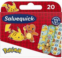 Zdjęcie Salvequick, Pokemon, plastry z opatrunkiem, 20szt. - Dębno