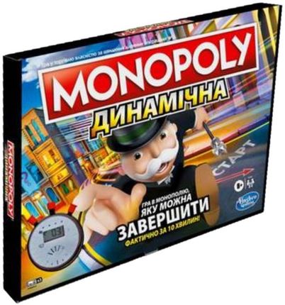 Hasbro Monopoly Speed Wersja ukraińska E7033