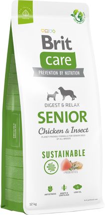 Brit Care Sustainable Senior Chicken Insect 2X12Kg
