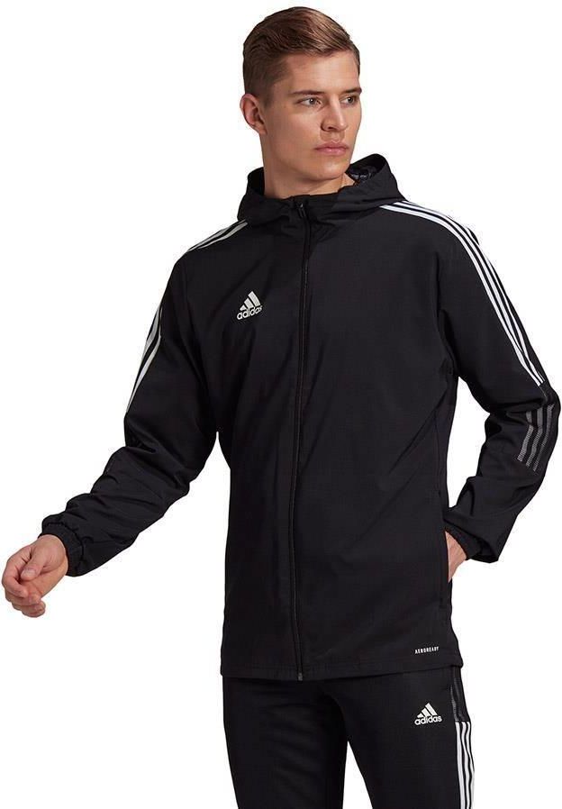 Kurtka męska adidas Tiro 21 Windbreaker czarna GP4967 - Ceny i