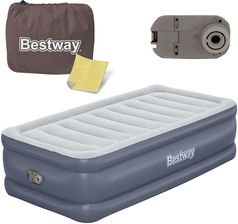 Zdjęcie BESTWAY TriTech Twin Materac dmuchany z wbudowaną pompką, 191 x 97 x 51 cm 6713G - Rajgród