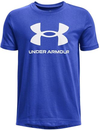 Dziecięca Koszulka z krótkim rękawem Under Armour UA Sportstyle Logo SS 1363282-486 – Niebieski