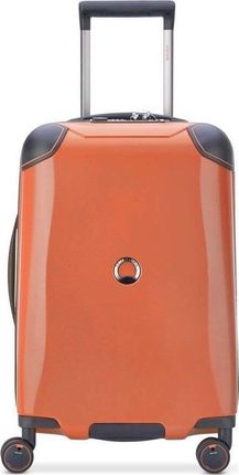 Walizka Delsey Cactus Mała twarda pomarańczowa walizka kabinowa na kółkach 55 cm