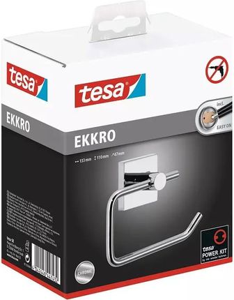Tesa Ekkro uchwyt na papier toaletowy bez wiercenia chrom (40232)