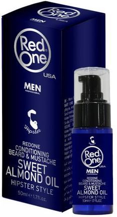 Redone  Red One Conditioning Beard & Mustache Sweet Almond Oil Odżywka Z Olejkiem Migdałowym Do Brody 50 ml