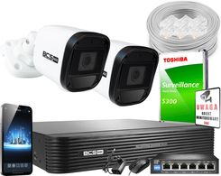 Bcs Basic Monitoring Ip Full Hd 2Mpx 1Tb H265 2X Bcs B Tip12Fr3 2.8Mm Ir 30M (ZM25879)
