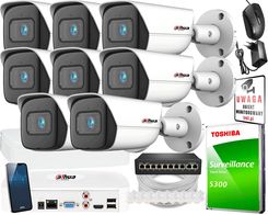 Dahua Zestaw Do Monitoringu Ip Wizsense 8X Ipc-Hfw3841E-As-0280B-S2 Nvr4108-4Ks2/L (ZM26265)