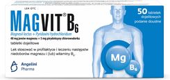Magvit B6 48 mg+5 mg, 50 tabletek dojelitowych