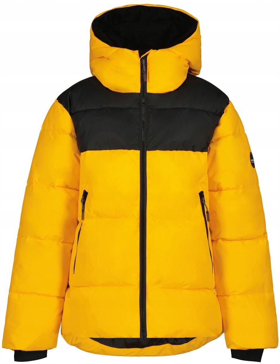 【kenmaki】 Icepeak Dziecięca Zimowa Pikowana Kenmare Jr Icepea Żółty
