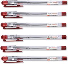 Zdjęcie Penmate Długopis 0 7mm Czerwony Pentmate Flexi 6Szt - Wasilków