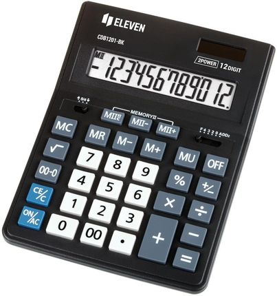 Kalkulator Biurowy 12 Cyfrowy Eleven Cdb1201 Bk