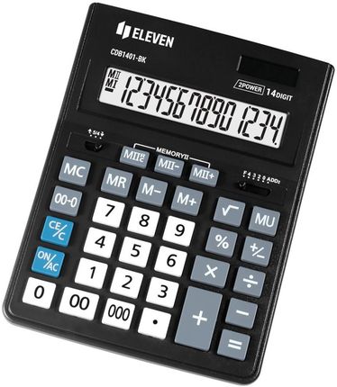 Kalkulator Biurowy 14 Cyfrowy Eleven Cdb1401 Bk